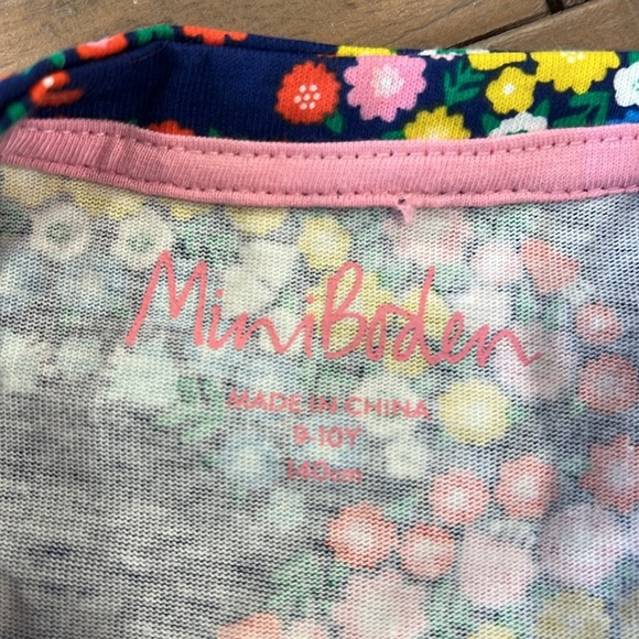 Mini Boden colorful floral rainbow jersey dresss nwt - Picture 3 of 5